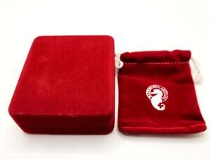 Authentic Waterford Crystal Presentation Box 4" x 3" with Matching Velvet Pouch